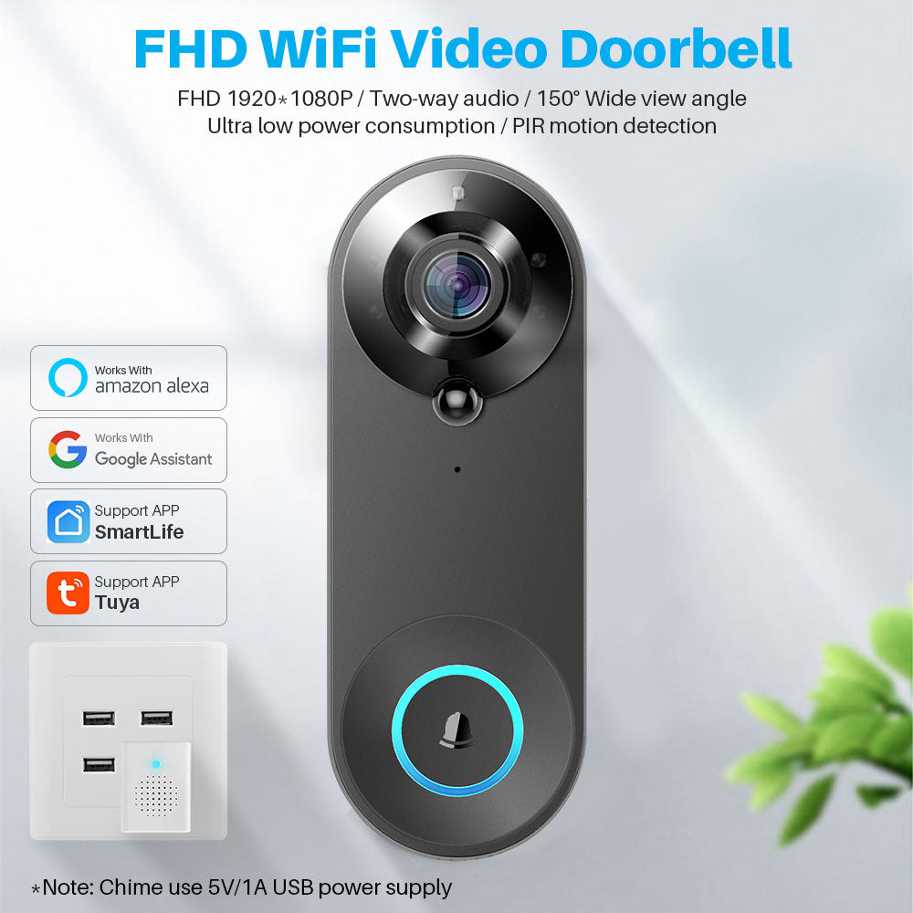 Home Wireless Wifi Connection Visual Smart Doorbell